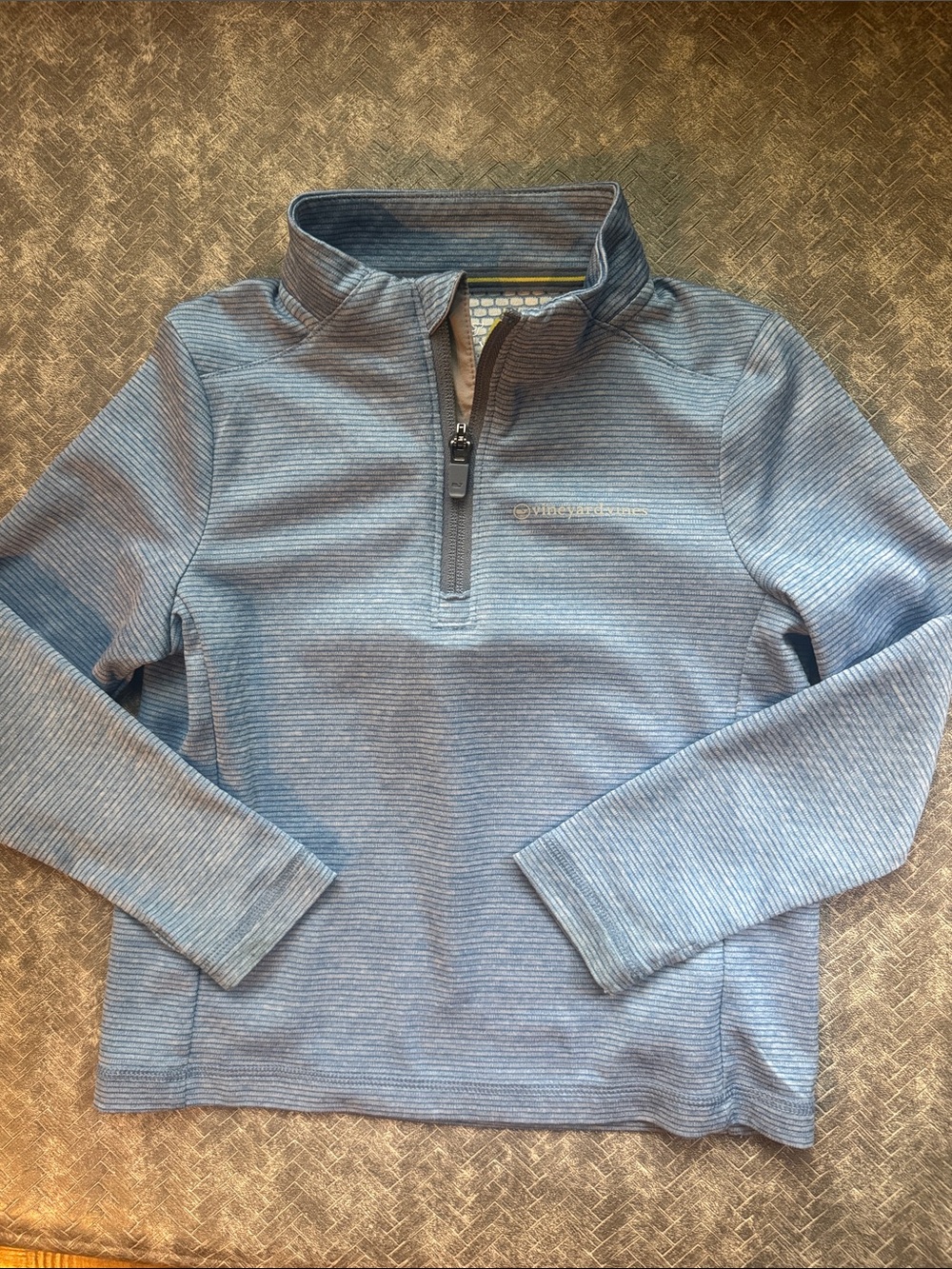 Vineyard Vines Toddler Light Blue Half-Zip Pullover 3T
